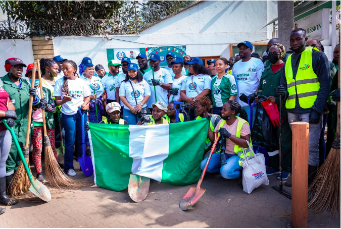 Yoruba Association Marks Nigeria Independence With Nairobi Clean-Up