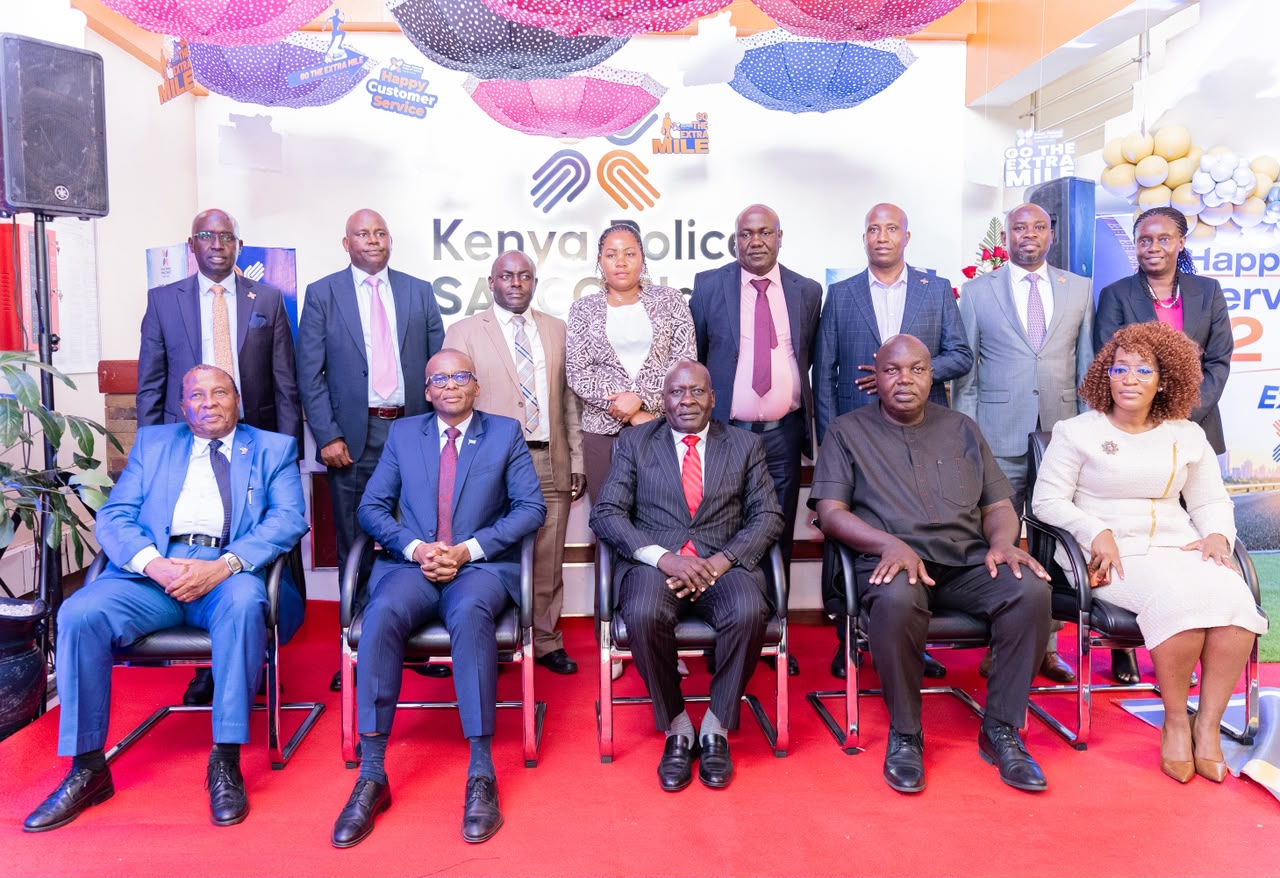 Botswana Vice President Ndaba Gaolathe leads a delegation on a visit to Kenya National Police DT SACCO