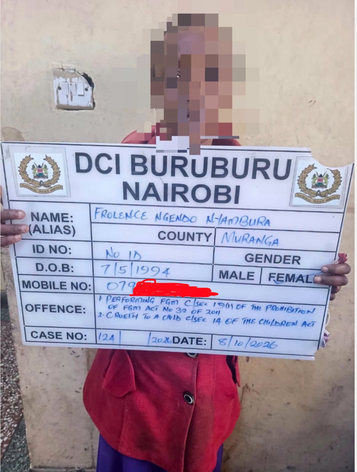8-Year-Old Girl Rescued After Suspected FGM Incident in Dandora