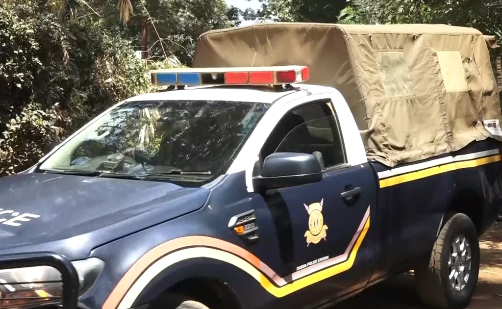 Kenya Police Service vehicle during a security operation