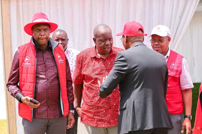 Jubilee Party officials meet during party activities ahead of the 2027 General Election.