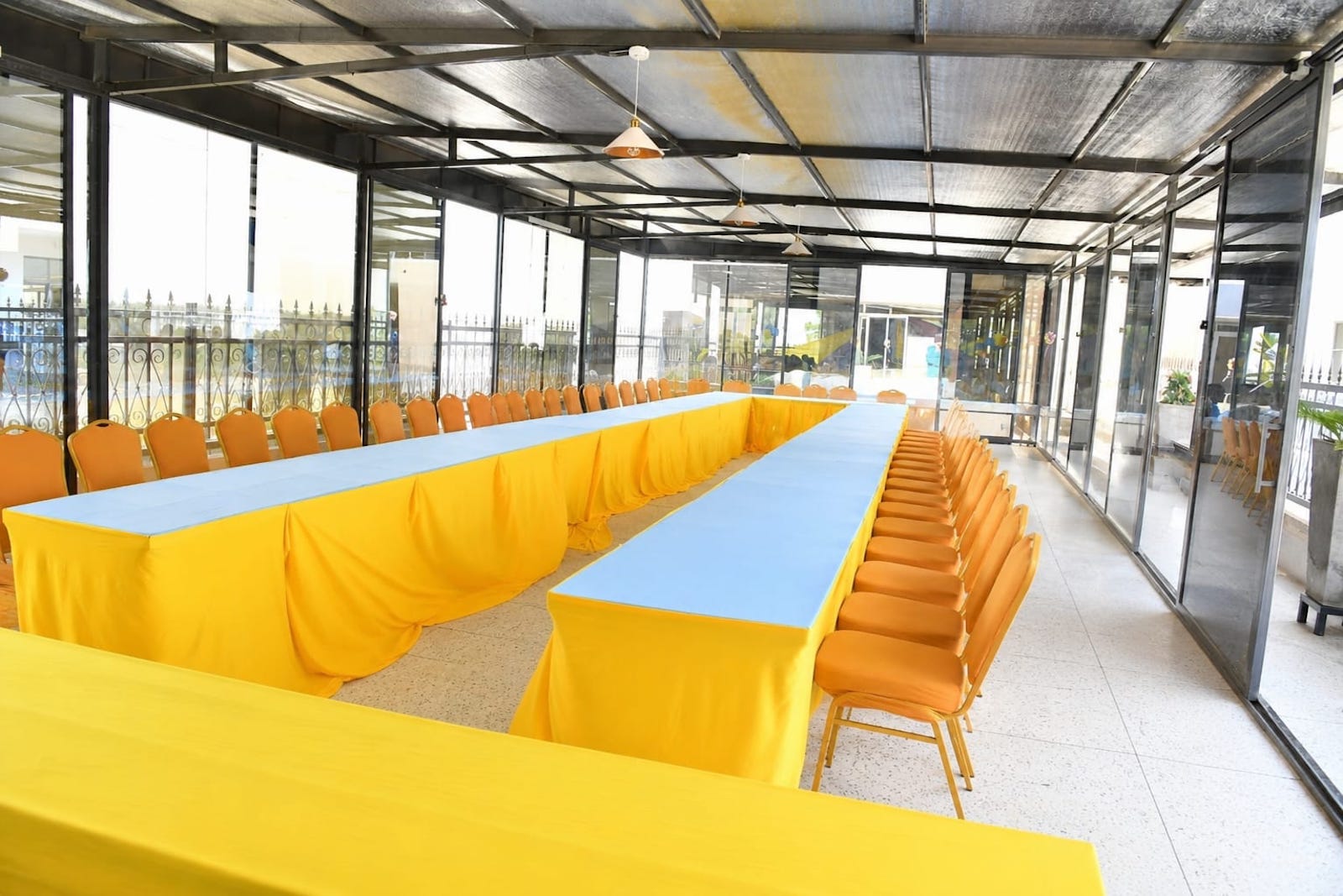 Another view of the conference room at Noah's Ark Hotel