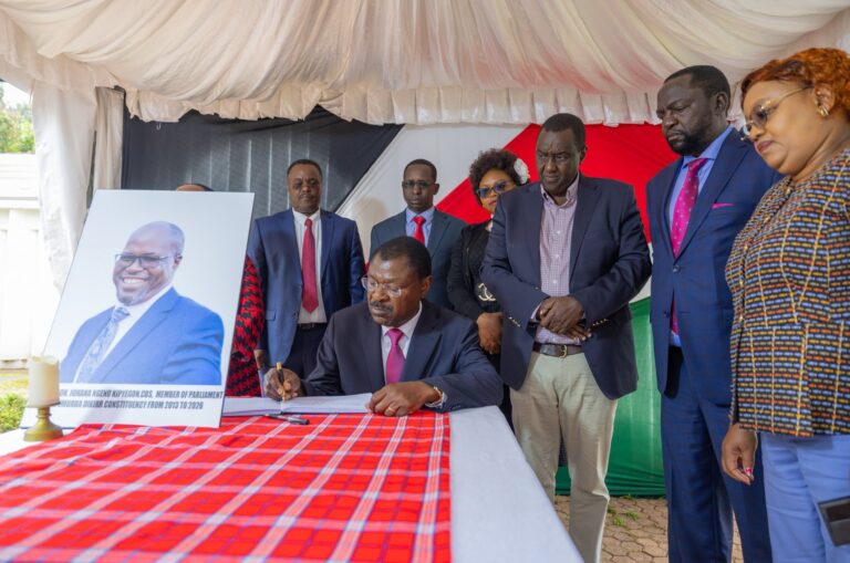 Wetang’ula Leads Parliament in Mourning Late Johana Ng’eno