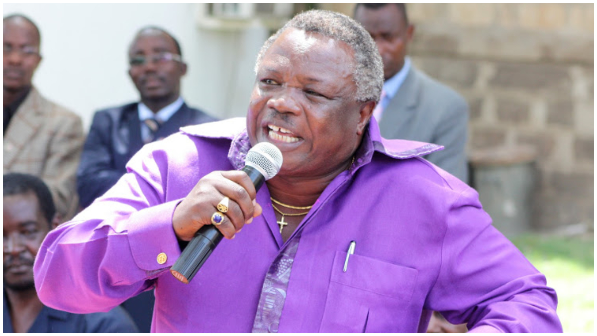 COTU Secretary-General Francis Atwoli during the 15th COTU delegates conference at Tom Mboya Labour College in Kisumu.